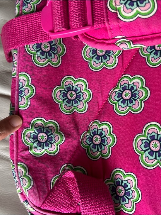 Vera Bradley Hot Pink Floral Quilted Backpack main image 9